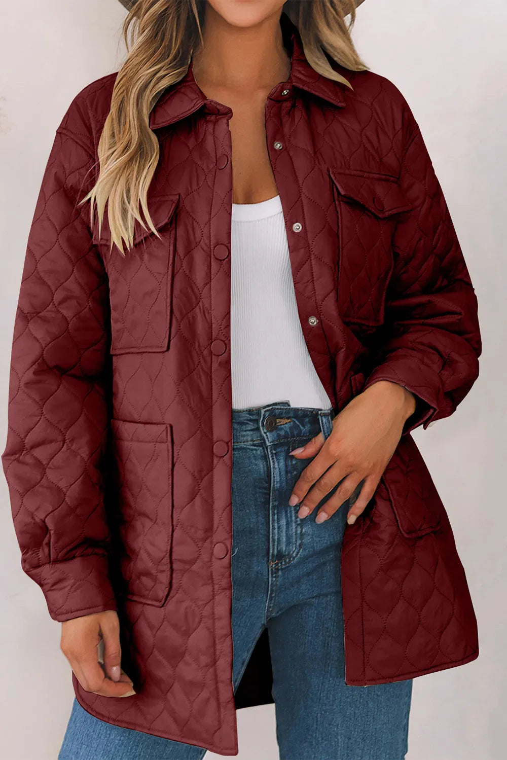 Warm Zip Up Parka Winter Jacket