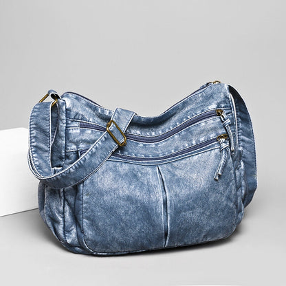 Genuine Leather Crossbody Handbag