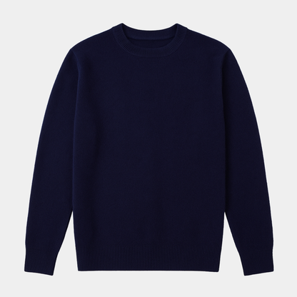 Luxurious Men's Cashmere Crew Neck Pullover Sweater - Vossary