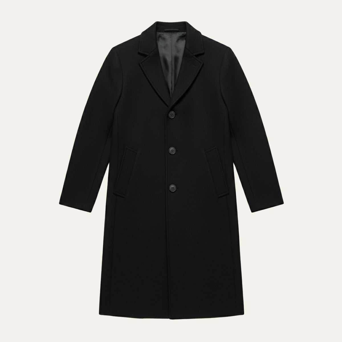 Warm Classic Men's Wool Winter Coat