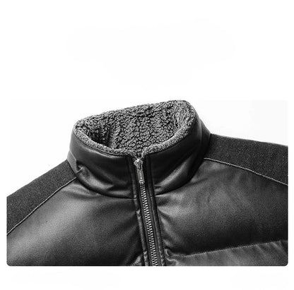 Blue Jean Quilted Puff Jacket