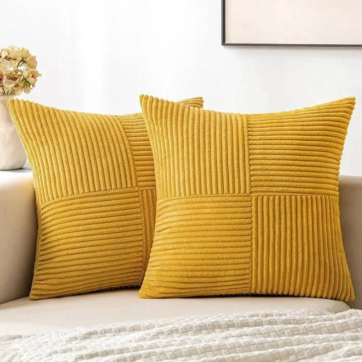 Plush Corduroy Cushion Cover