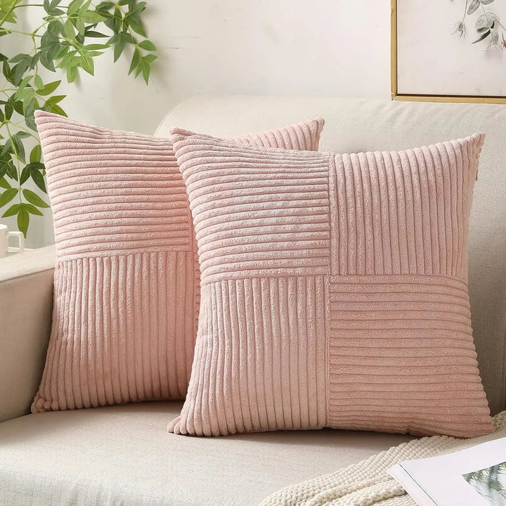 Plush Corduroy Cushion Cover
