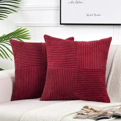Plush Corduroy Cushion Cover
