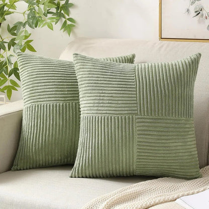 Plush Corduroy Cushion Cover