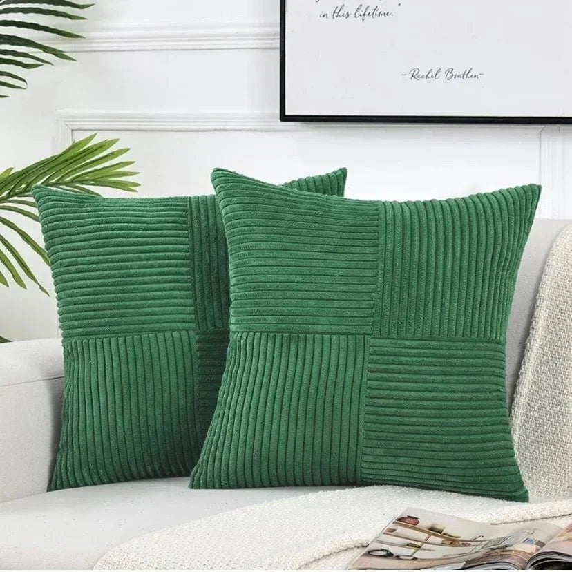 Plush Corduroy Cushion Cover
