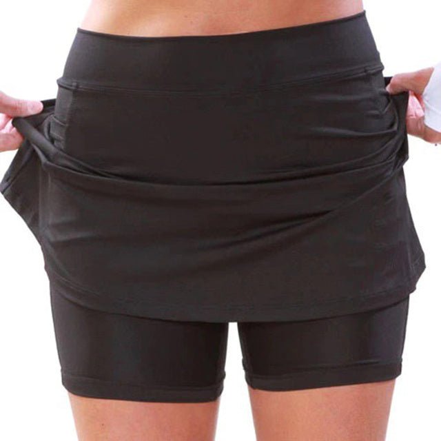 Women's Athletic Skort - Comfort Fit - Moisture Wicking