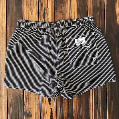 Image of Grayson | Men's Striped Drawstring Swim Shorts