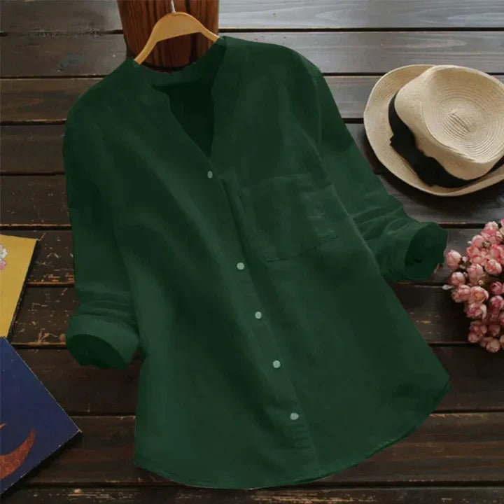 Relaxed Fit Cotton Women's Casual Shirt