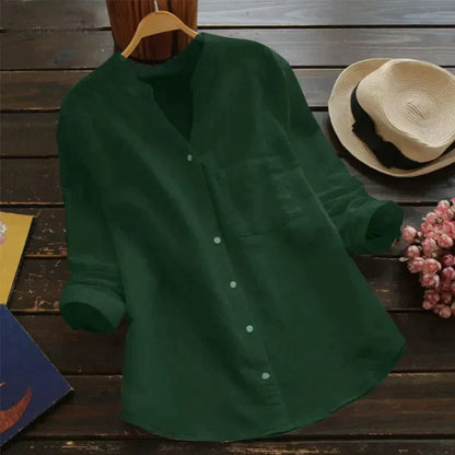 Relaxed Fit Cotton Women's Casual Shirt