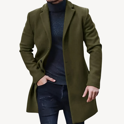 Slim Fit Waterproof Trench Coat