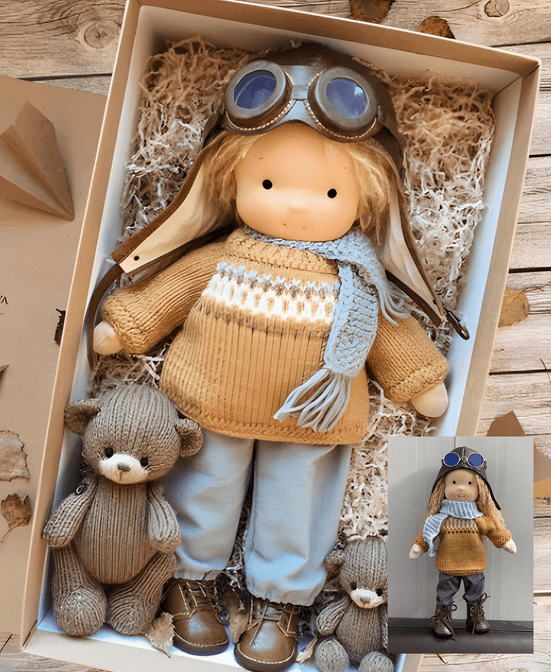 Soft Plush Waldorf Doll Toy - Pexav