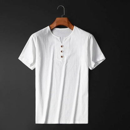 Breathable Casual Tee for Guys - Vossary