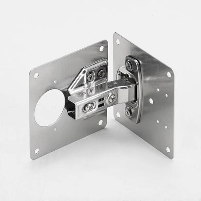 Hinge mounting plates for cabinet doors – Fixon-The Livary