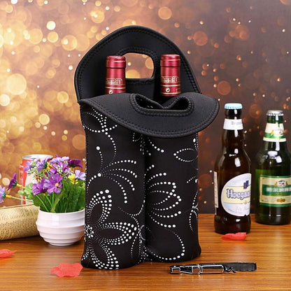 Thermal Double Wine Bottle Tote Bag