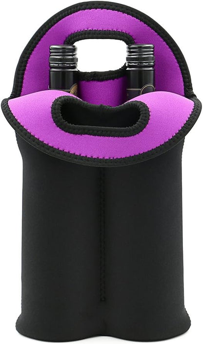 Thermal Double Wine Bottle Tote Bag