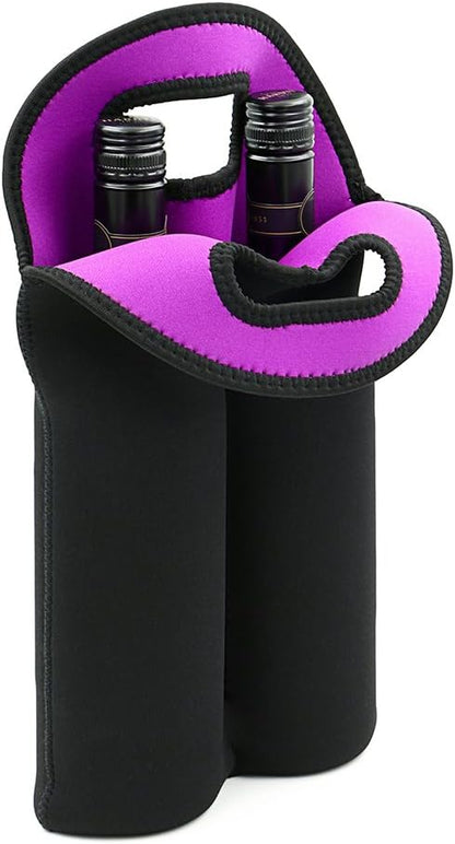 Thermal Double Wine Bottle Tote Bag