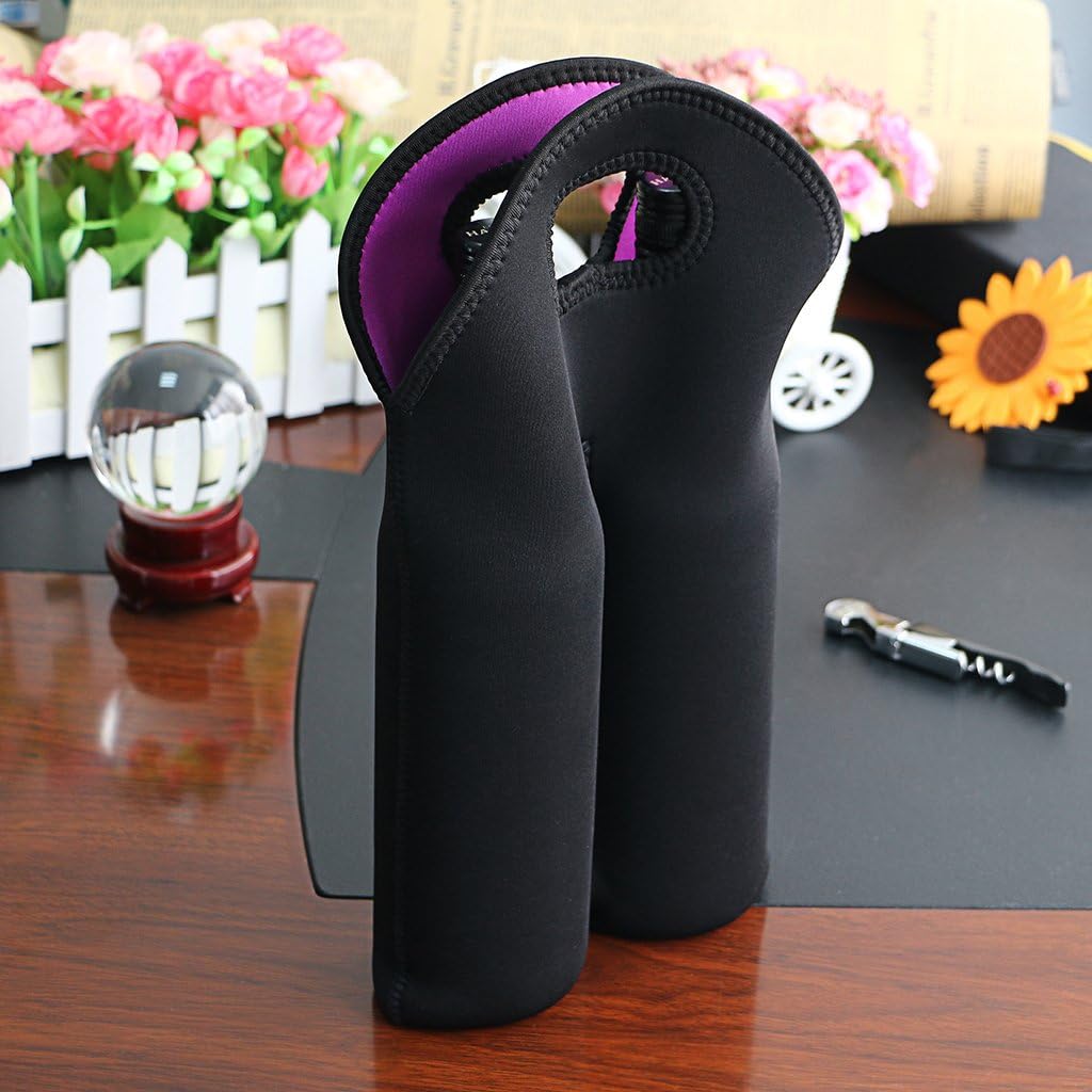 Thermal Double Wine Bottle Tote Bag