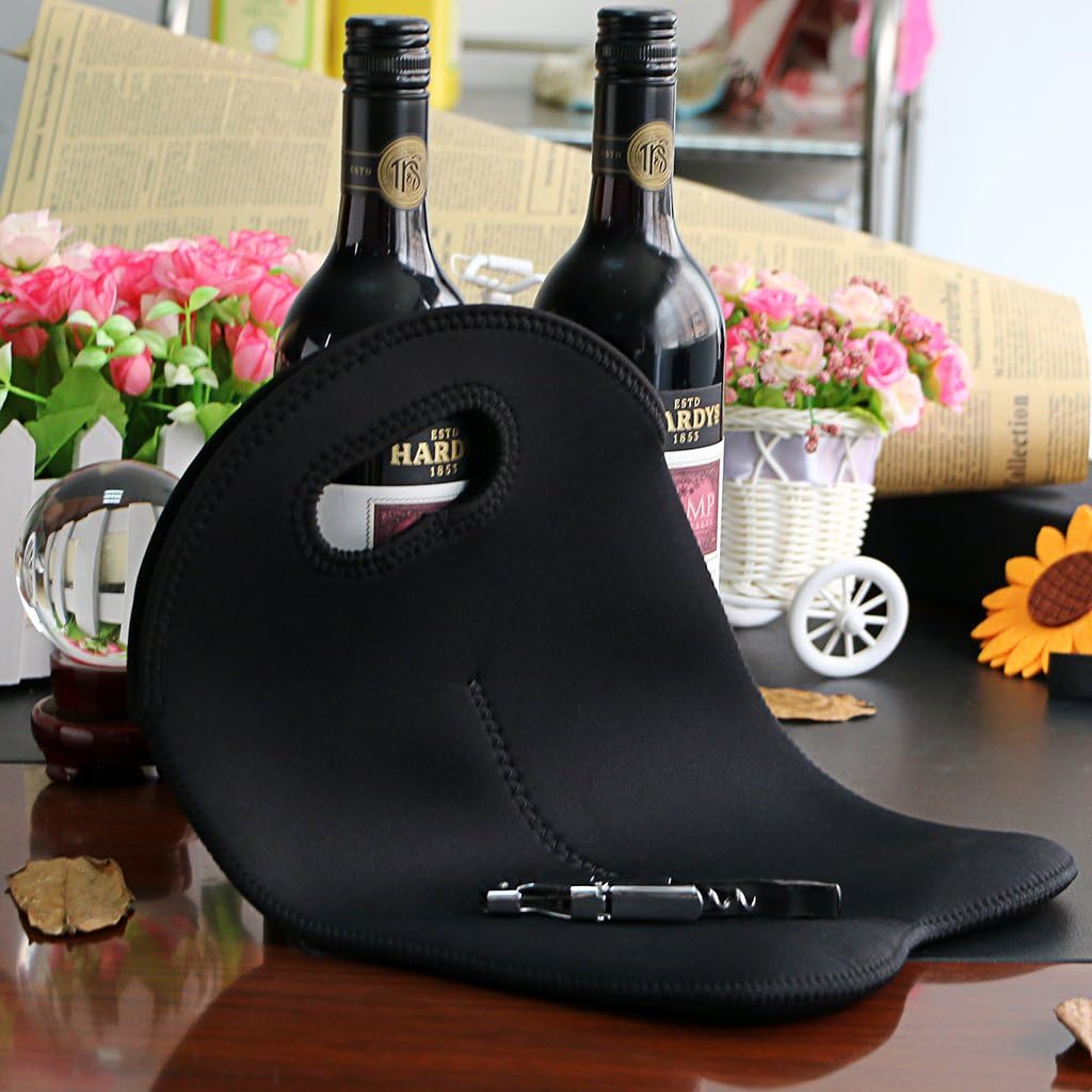 Thermal Double Wine Bottle Tote Bag
