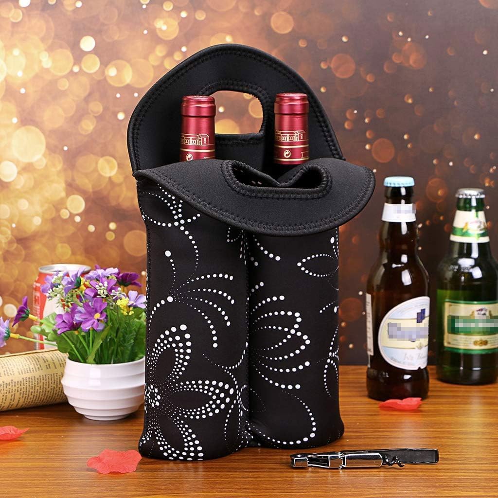Thermal Double Wine Bottle Tote Bag