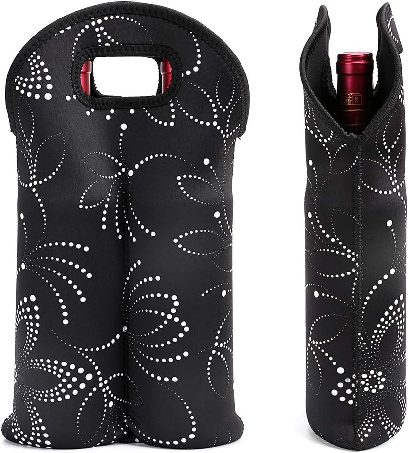 Thermal Double Wine Bottle Tote Bag