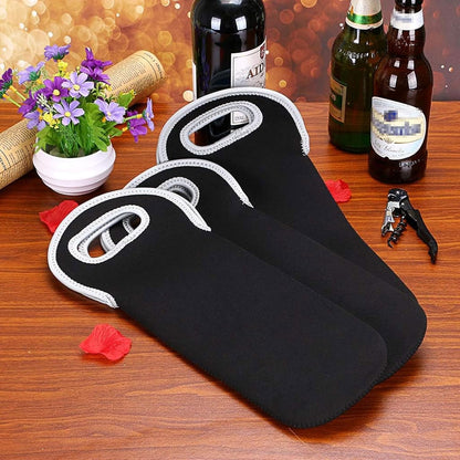 Thermal Double Wine Bottle Tote Bag