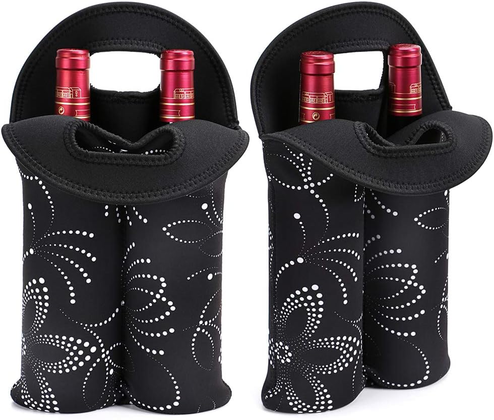 Thermal Double Wine Bottle Tote Bag