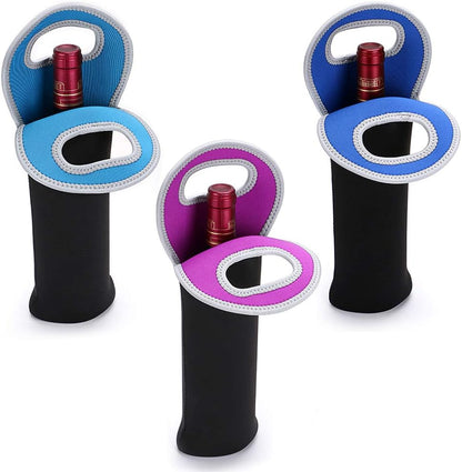 Thermal Double Wine Bottle Tote Bag - Pexav