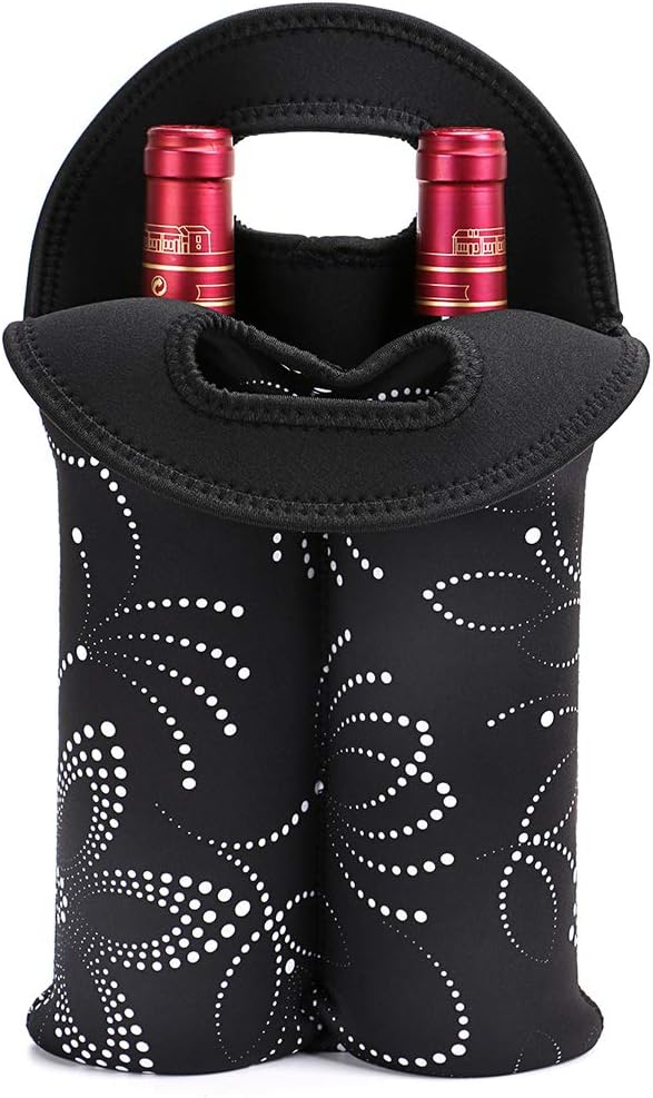 Thermal Double Wine Bottle Tote Bag