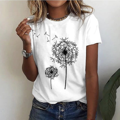 Floral Pattern Casual Shirt