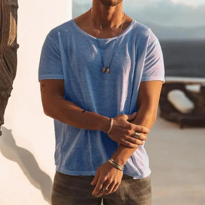 Relaxed Fit Crew Neck Tee