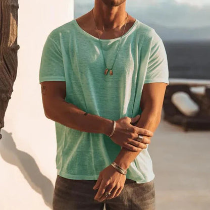 Relaxed Fit Crew Neck Tee