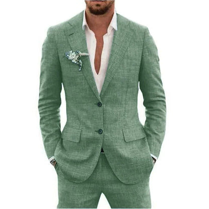 Lightweight Mens Summer Two Piece Suit - EasyApparels