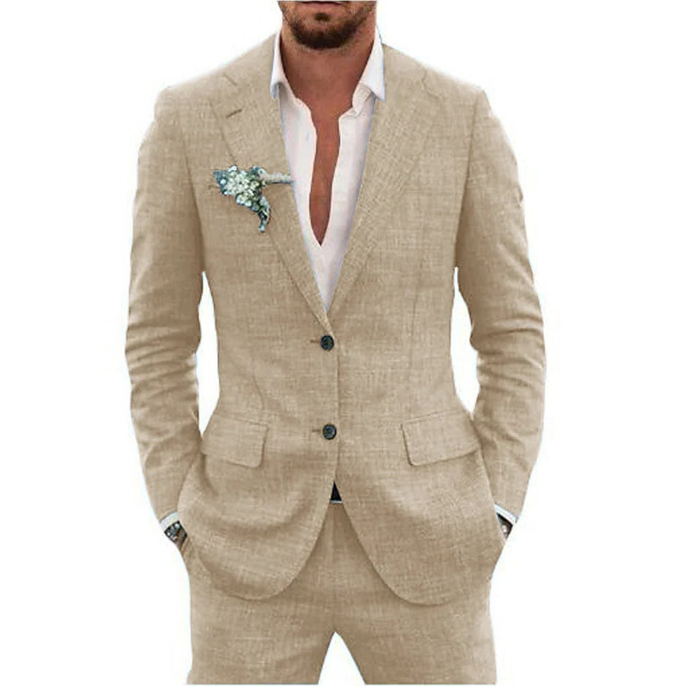 Lightweight Mens Summer Two Piece Suit