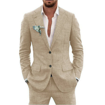 Lightweight Mens Summer Two Piece Suit
