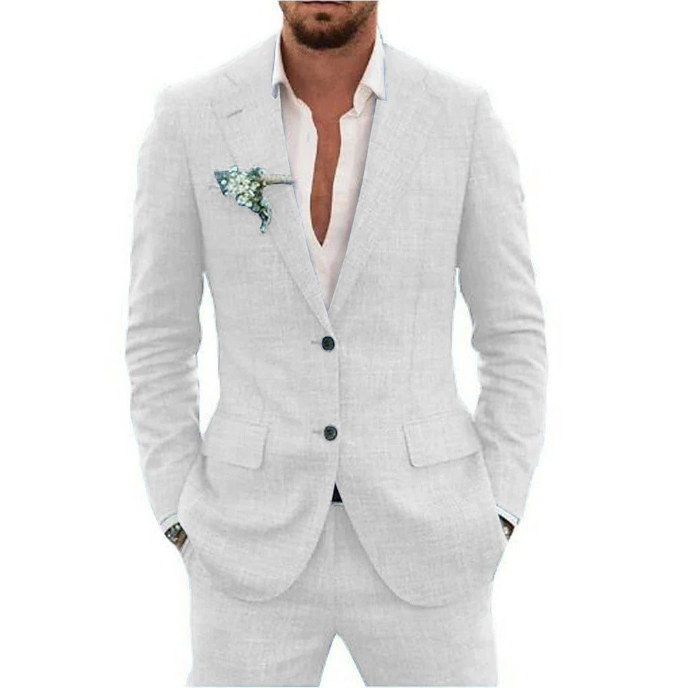 Lightweight Mens Summer Two Piece Suit