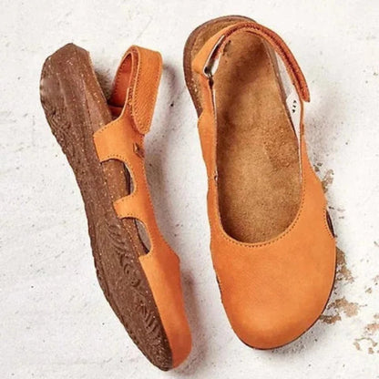Toe Cover Flat Sandals