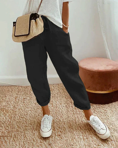 Comfortable Relaxed Fit Trousers