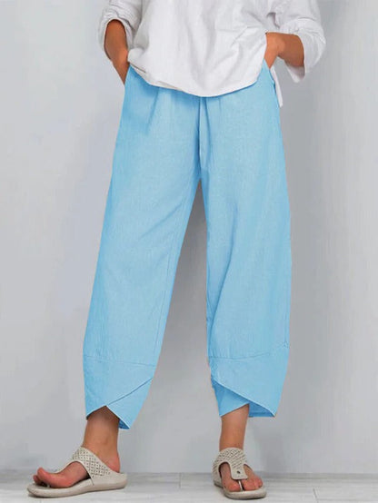Ladies Slim Fit Capri Pants