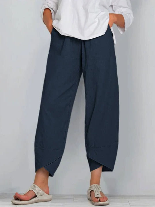 Ladies Slim Fit Capri Pants