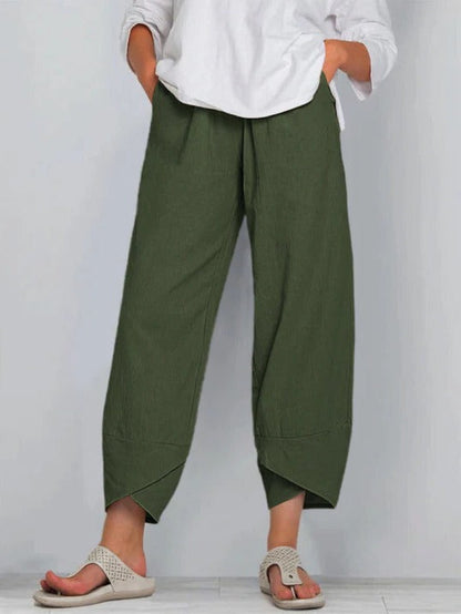Ladies Slim Fit Capri Pants