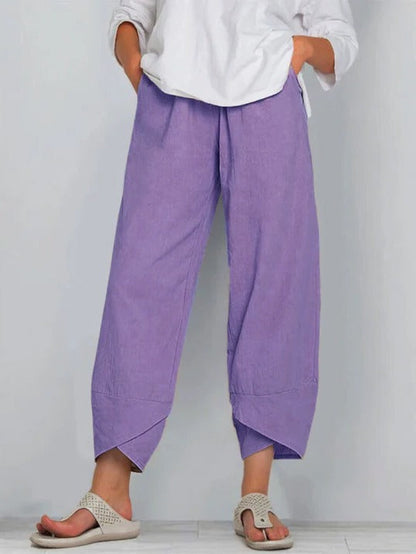 Ladies Slim Fit Capri Pants