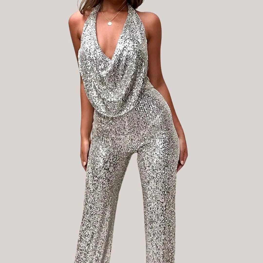 Glitter Off Shoulder Romper