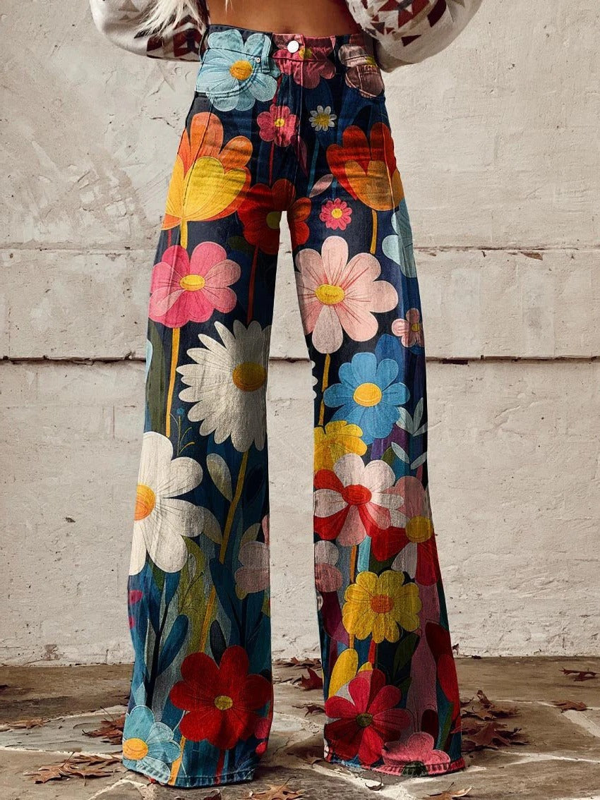 Comfortable Loose Fit High Waist Pants - EasyApparels