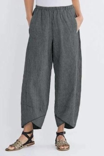 Comfy Stripe Relaxed Fit Pants - EasyApparels