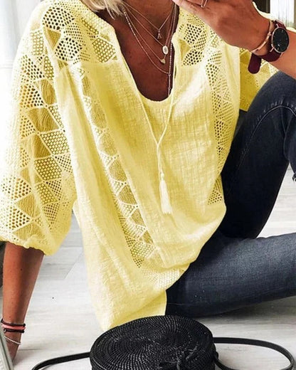 Ladies' Breathable V-Neck Top