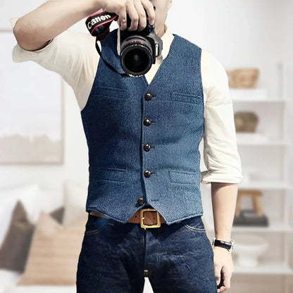 Classic Tank Top Leather Vest - EasyApparels