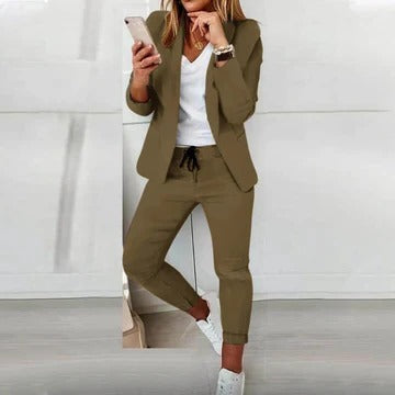 Ladies Business Suit Pants Set