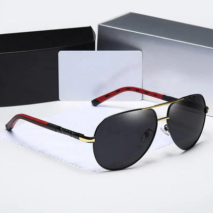 Polarized Metal Aviator Sunglasses - EasyApparels