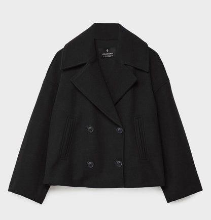 Casual Fit Double Button Coat - EasyApparels